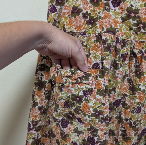Vintage-Style Sleeveless Floral Dress – Women’s Medium – Multicolor - Picture 4 of 5